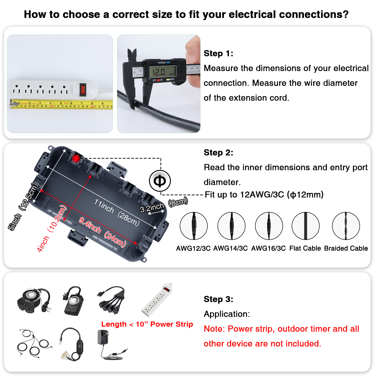 Всепогодный защитный кожух для – обзор и цена Outdoor Use Power Strip